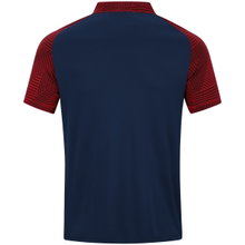 JAKO Sport-Polo Performance (atmungsaktiv, schnelltrocknend) marineblau/rot Kinder