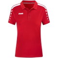 JAKO Sport-Polo Power (Mischgewebe, strapazierfähig) rot Damen