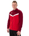 JAKO Trainingsjacke (Polyester) Iconic (100% rec. Polyester) rot/weinrot Herren