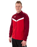 JAKO Trainingsjacke (Polyester) Iconic (100% rec. Polyester) rot/weinrot Herren