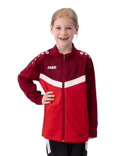 JAKO Trainingsjacke (Polyester) Iconic (100% rec. Polyester) rot/weinrot Kinder