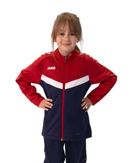 JAKO Trainingsjacke (Polyester) Iconic (100% rec. Polyester) marineblau/rot Kinder