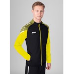 JAKO Trainingsjacke (Polyester) Performance (Matt-Polyester-Tricot) schwarz/gelb Herren