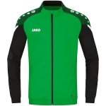 JAKO Trainingsjacke (Polyester) Performance (Matt-Polyester-Tricot) grün/schwarz Kinder
