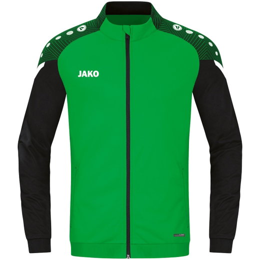 JAKO Trainingsjacke (Polyester) Performance (Matt-Polyester-Tricot) grün/schwarz Kinder