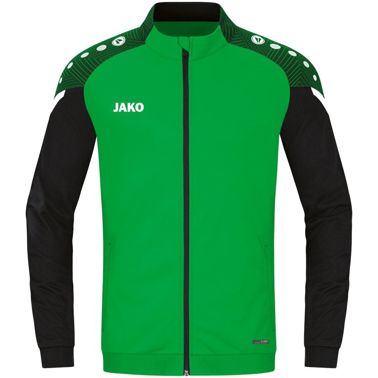 JAKO Trainingsjacke (Polyester) Performance (Matt-Polyester-Tricot) grün/schwarz Kinder