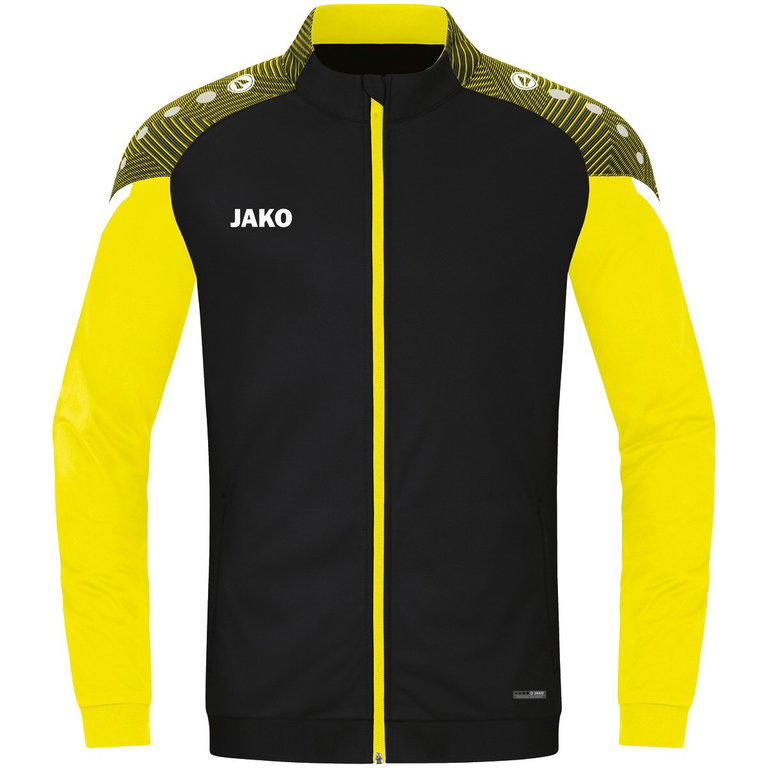 JAKO Trainingsjacke (Polyester) Performance (Matt-Polyester-Tricot) schwarz/gelb Kinder