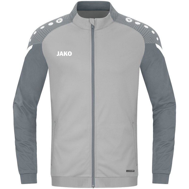 JAKO Trainingsjacke (Polyester) Performance (Matt-Polyester-Tricot) hellgrau Kinder