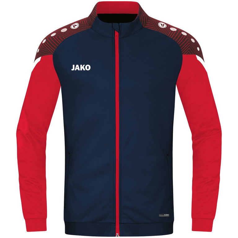 JAKO Trainingsjacke (Polyester) Performance (Matt-Polyester-Tricot) marineblau/rot Kinder