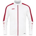 JAKO Trainingsjacke (Polyester) Power (100% rec. Polyester) weiss/rot Herren