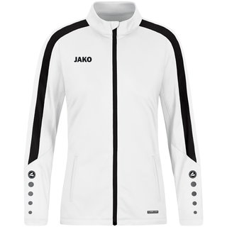 JAKO Trainingsjacke (Polyester) Power (100% rec. Polyester) weiss Damen