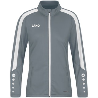 JAKO Trainingsjacke (Polyester) Power (100% rec. Polyester) dunkelgrau Damen