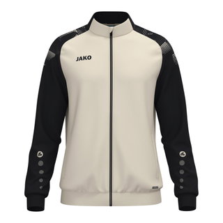 JAKO Trainingsjacke (Polyester) Sonic (100% rec. Polyester, moderner Look) beige/schwarz Herren