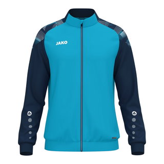JAKO Trainingsjacke (Polyester) Sonic (100% rec. Polyester, moderner Look) aquablau/marineblau Herren