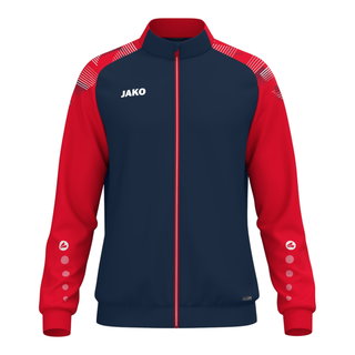 JAKO Trainingsjacke (Polyester) Sonic (100% rec. Polyester, moderner Look) marineblau/rot Herren