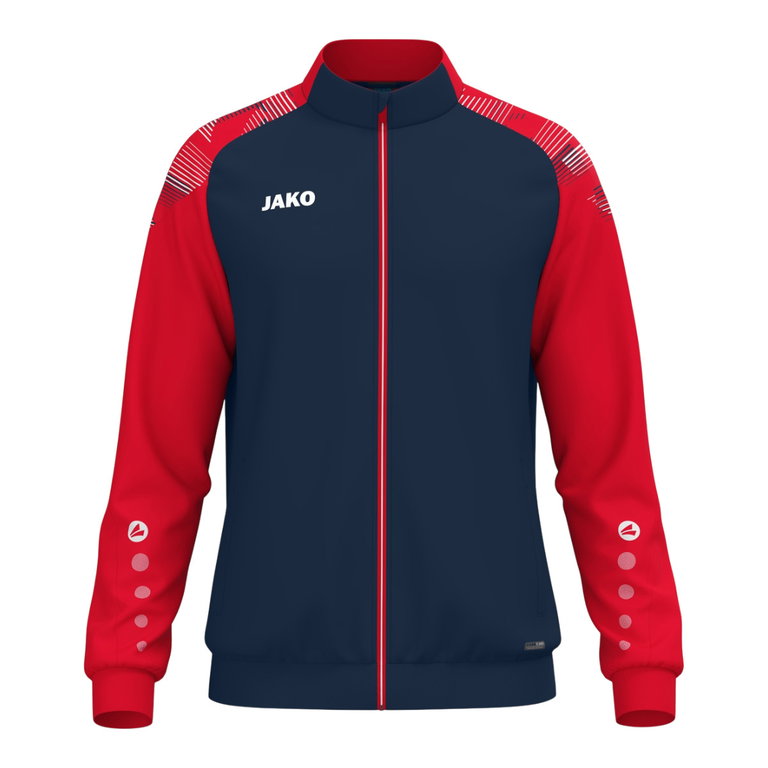 JAKO Training Jacket (Polyester) Sonic (100% recycled Polyester, modern look) navy/red Men's