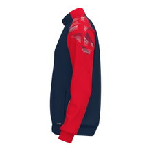 JAKO Trainingsjacke (Polyester) Sonic (100% rec. Polyester, moderner Look) marineblau/rot Kinder