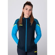 JAKO Presentation Suit Performance with Hood (Jacket and Trousers) Navy Blue/Light Blue Women