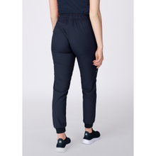 JAKO Presentation Trousers Allround (Polyester, Ribbed Leg Cuffs) long navy blue Women