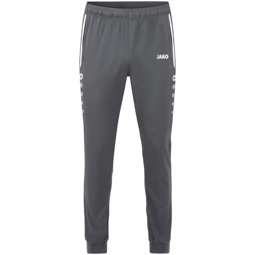 JAKO Präsentationshose Allround (Polyester, Beinabschluss mit Ripp) lang anthrazitgrau Kinder