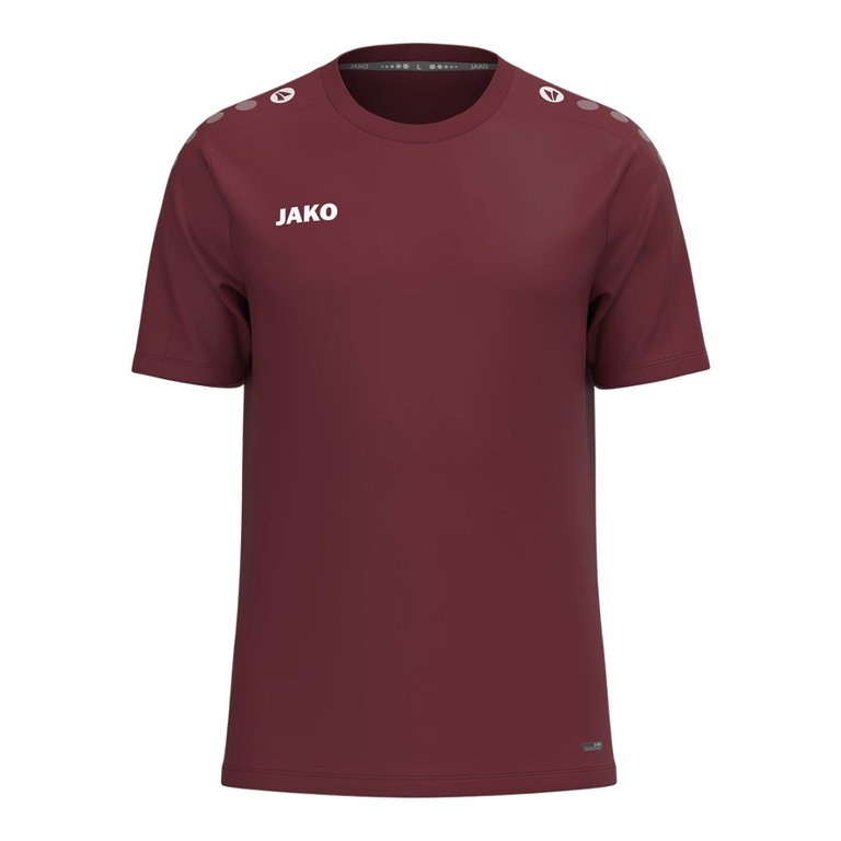 JAKO Sportowa koszulka One (100% recyklingowany poliester, oddychająca) bordowa dla kobiet