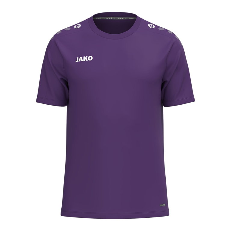 JAKO Koszulka sportowa One (100% recyklingowany poliester, oddychająca) fioletowa damska