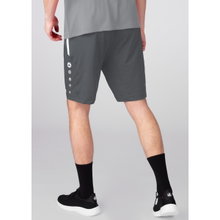 JAKO Trainingshose (Short) Allround - Stretch-Knit-Polyester- kurz anthrazitgrau Herren