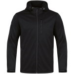 JAKO Softshelljacke Premium (Kapuze, wind- und wasserabweisend) schwarz Herren