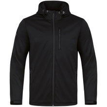 JAKO Softshelljacke Premium (Kapuze, wind- und wasserabweisend) schwarz Kinder