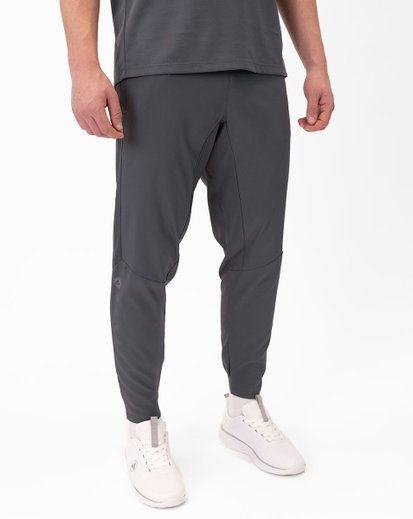 JAKO Sport-Freizeithose Power (Stretch-Micro-Twill) lang anthrazitgrau Herren