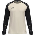 JAKO Sport-Langarmshirt Sonic Sweat (schnelltrocknend, strapazierfähig) creamweiss/schwarz Herren