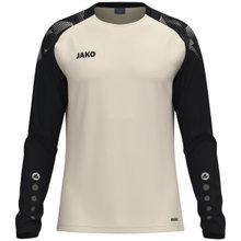 JAKO Sport Long Sleeve Shirt Sonic Sweat (quick-drying, durable) cream white/black men's