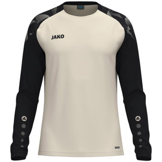 JAKO Sportowa koszulka z długim rękawem Sonic Sweat (szybkoschnąca, wytrzymała) kremowa/biała/czarna dla mężczyzn