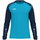 JAKO Sport-Langarmshirt Sonic Sweat (schnelltrocknend, strapazierfähig) aquablau/marineblau Kinder