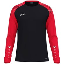 JAKO Sport Long Sleeve Shirt Sonic Sweat (quick-drying, durable) black/red children