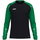 JAKO Sport-Langarmshirt Sonic Sweat (schnelltrocknend, strapazierfähig) schwarz/grün Herren