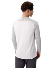 JAKO Sport Long Sleeve Sweatshirt Iconic (Polyester Stretch Fleece) white/grey/charcoal grey Men's