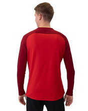 JAKO Sport Long Sleeve Sweatshirt Iconic (Polyester Stretch Fleece) red/burgundy Men's
