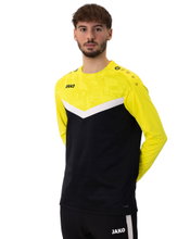 JAKO Sport Long Sleeve Sweatshirt Iconic (Polyester Stretch Fleece) black/yellow Men's