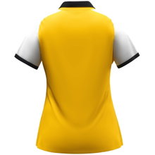 JAKO Sport Polo Dynamic (100% recycled Polyester) yellow/white/black ladies