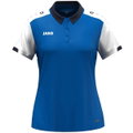 JAKO Sport-Polo Dynamic (100% rec. poliester) niebieski/biały/granatowy damskie