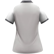 JAKO Sport Polo Dynamic (100% recycled Polyester) light grey/white/grey Ladies