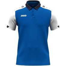 JAKO Sport Polo Dynamic (Polyester Mini Piqué) royal blue/white/navy blue men's