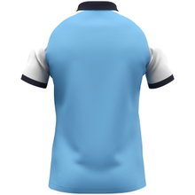 JAKO Sport Polo Dynamic (Polyester Mini Piqué) sky blue/white/navy blue men's
