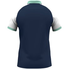 JAKO Sport Polo Dynamic (Polyester Mini Piqué) navy blue/white/mint green men's