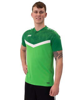 JAKO Sport-Polo Iconic (Polyester-Micro-Mesh) grün/dunkelgrün Herren