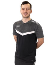 JAKO Sport Polo Iconic (Polyester Micro Mesh) black/anthracite grey men's