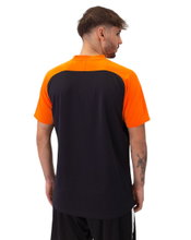 JAKO Sport Polo Iconic (Polyester Micro Mesh) black/neon orange Men's