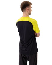 JAKO Sport Polo Iconic (Polyester Micro Mesh) black/yellow men's