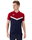 JAKO Sport-Polo Iconic (Polyester-Micro-Mesh) marineblau/rot Herren